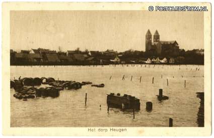 ansichtkaart: Maastricht, Heugen. Watersnood 1925-1926