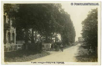 Nieuwe-Tonge, Korte weegje ansichtkaart: Nieuwe-Tonge, Korte weegje