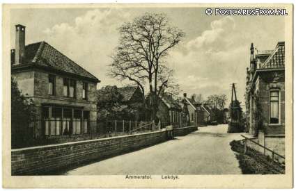 ansichtkaart: Ammerstol, Lekdyk