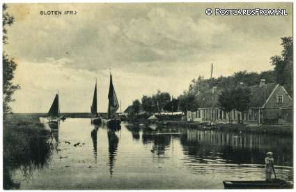 ansichtkaart: Sloten FR, --