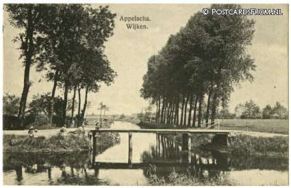 Appelscha, Wijken ansichtkaart: Appelscha, Wijken
