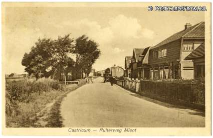 Castricum, Ruiterweg Mient ansichtkaart: Castricum, Ruiterweg Mient