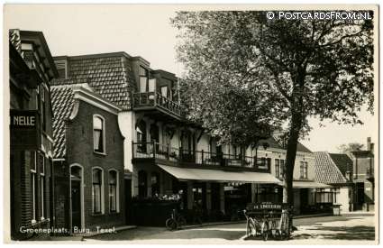 ansichtkaart: Den Burg, Groeneplaats