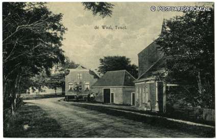 ansichtkaart: De Waal, Texel