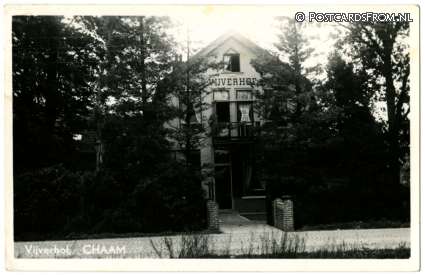 ansichtkaart: Chaam, Vijverhof