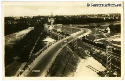 ansichtkaart: Bussum, Viaduct