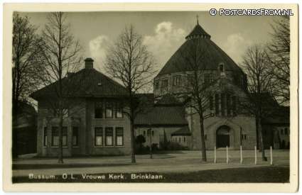 ansichtkaart: Bussum, O.L. Vrouwe Kerk
