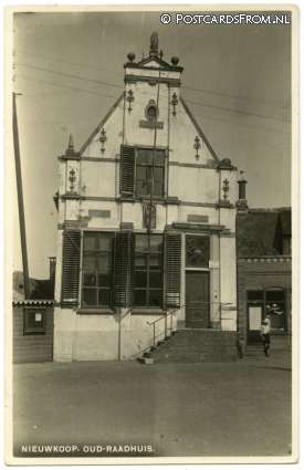 ansichtkaart: Nieuwkoop, Oud-Raadhuis