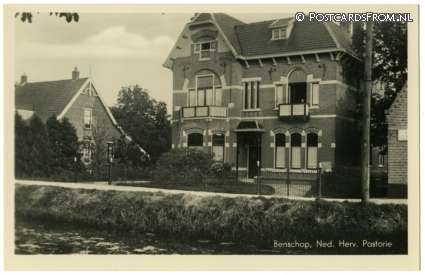 ansichtkaart: Benschop, Ned. Herv. Pastorie