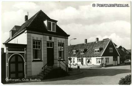 ansichtkaart: Oudkarspel, Oude Raadhuis