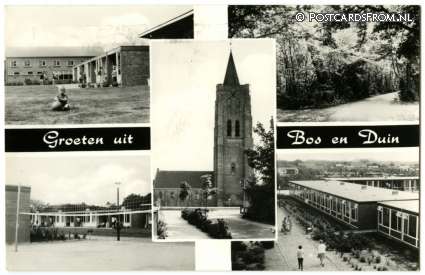 Oostkapelle, C.N.V. Vakantieoord 'Bos en Duin' ansichtkaart: Oostkapelle, C.N.V. Vakantieoord 'Bos en Duin'