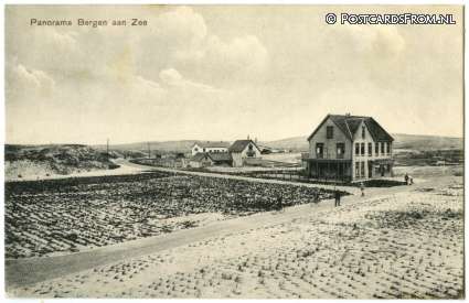 ansichtkaart: Bergen aan Zee, Panorama