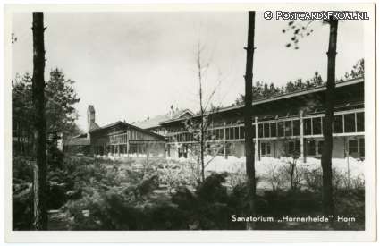 Horn, Sanatorium 'Hornerheide' ansichtkaart: Horn, Sanatorium 'Hornerheide'