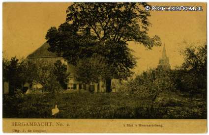 ansichtkaart: Bergambacht, 't Slot 's Heeraartsberg