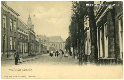 ansichtkaart: Asperen, Voorstraat