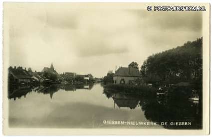 ansichtkaart: Giessen-Nieuwkerk, De Giessen
