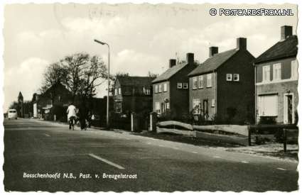 Bosschenhoofd, Past. v. Breugelstraat ansichtkaart: Bosschenhoofd, Past. v. Breugelstraat