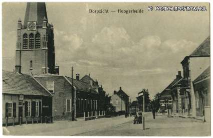 Hoogerheide, Dorpzicht ansichtkaart: Hoogerheide, Dorpzicht