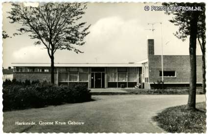 Harkstede, Groene Kruis Gebouw ansichtkaart: Harkstede, Groene Kruis Gebouw
