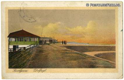 ansichtkaart: Delfzijl, Paviljoen