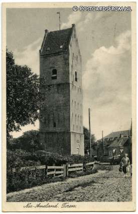 Nes Ameland, Toren ansichtkaart: Nes Ameland, Toren