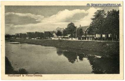 ansichtkaart: Nieuw-Vennep, Hoofdvaart