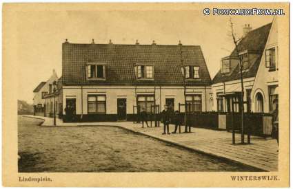 ansichtkaart: Winterswijk, Lindenplein