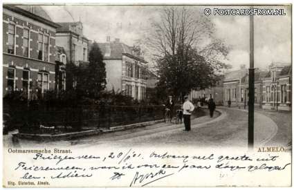 Almelo, Ootmarsumsche Straat ansichtkaart: Almelo, Ootmarsumsche Straat