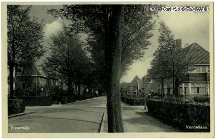 ansichtkaart: Beverwijk, Vondellaan