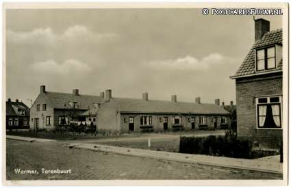 Wormer, Torenbuurt ansichtkaart: Wormer, Torenbuurt