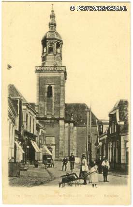 ansichtkaart: Almelo, Kerkplein