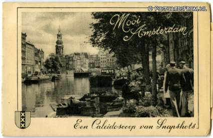 ansichtkaart: Amsterdam, Een Caleidoscoop van 8 Snapshots