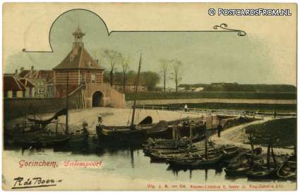 ansichtkaart: Gorinchem, Dalempoort