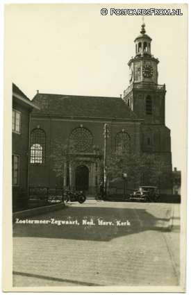 ansichtkaart: Zoetermeer, Zegwaart. Ned. Herv. Kerk