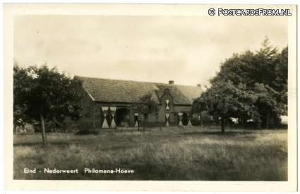 ansichtkaart: Nederweert-Eind, Philomena-Hoeve