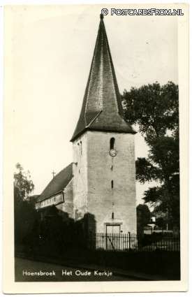 Hoensbroek, Het Oude Kerkje ansichtkaart: Hoensbroek, Het Oude Kerkje