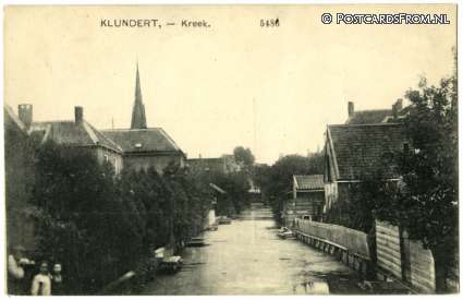 Klundert, Kreek ansichtkaart: Klundert, Kreek