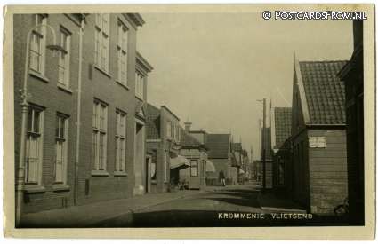 ansichtkaart: Krommenie, Vlietsend