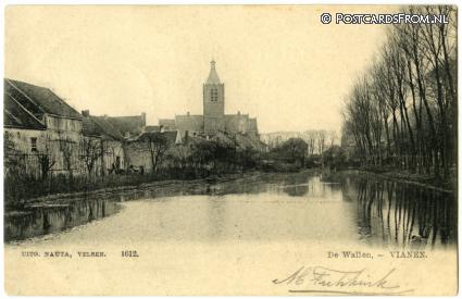 Vianen UT, De Wallen ansichtkaart: Vianen UT, De Wallen