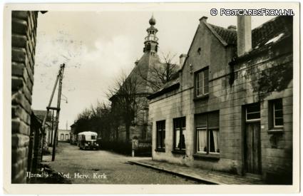 ansichtkaart: IJzendijke, Ned. Herv. Kerk