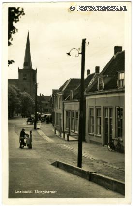 ansichtkaart: Lexmond, Dorpsstraat