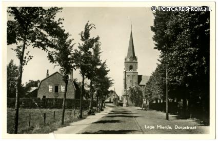 Lage Mierde, Dorpstraat ansichtkaart: Lage Mierde, Dorpstraat