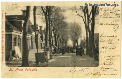 Sint Annaparochie, -- ansichtkaart: Sint Annaparochie, --