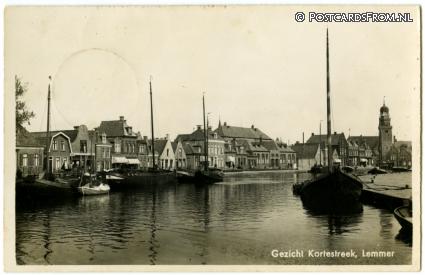 Lemmer, Gezicht Kortestreek ansichtkaart: Lemmer, Gezicht Kortestreek