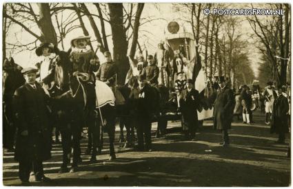ansichtkaart: Hoogkarspel, ? Feesten 1814-1914