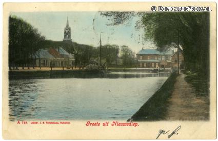 Den Helder, Groete uit Nieuwediep ansichtkaart: Den Helder, Groete uit Nieuwediep