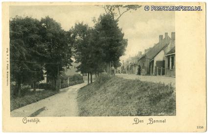 ansichtkaart: Den Bommel, Oostdijk