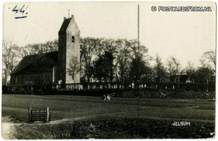 ansichtkaart: Jelsum, Kerk
