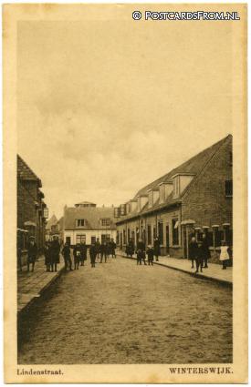 ansichtkaart: Winterswijk, Lindenstraat