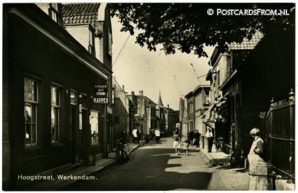 ansichtkaart: Werkendam, Hoogstraat